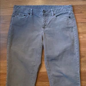 J Crew light grey corduroy pants, 28 short